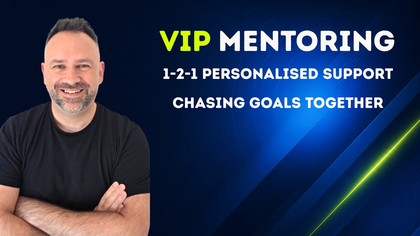 Paul Rose, VIP Mentoring: 1-2-1 personalised support, chasing goals together